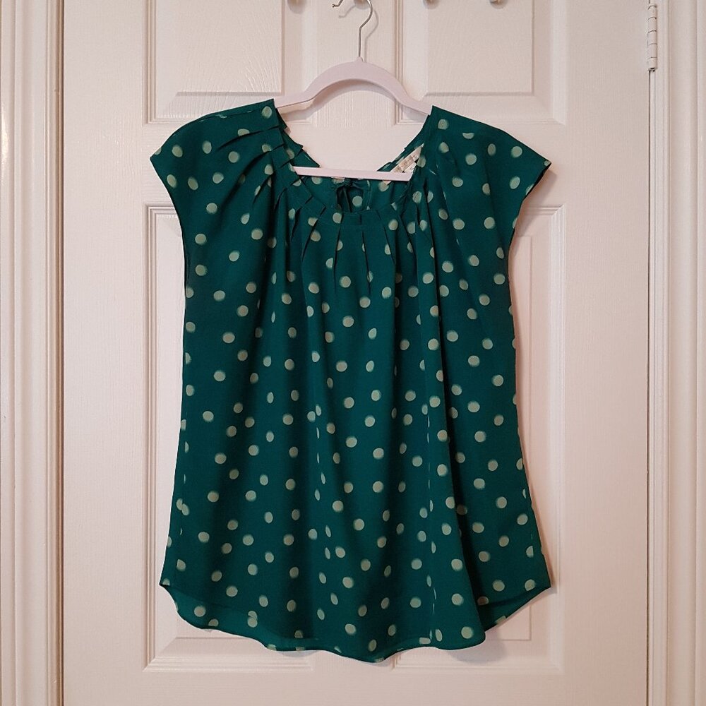 LC Lauren Conrad Women's Short Sleeve Swing Top ~ Size XL ~ EUC ~